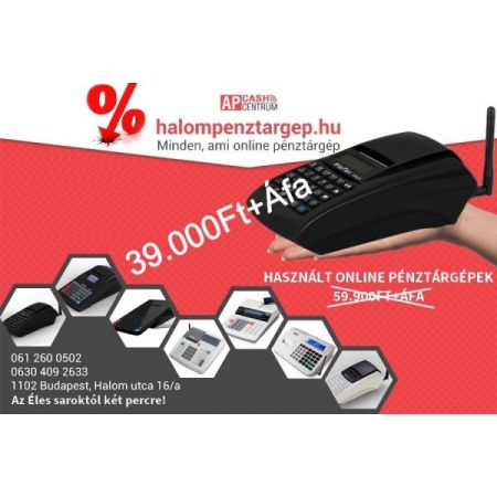 Használt Online Pénztárgép Garanciával