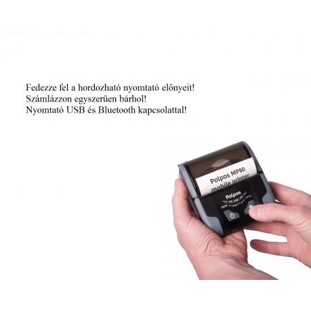 Polpos-MP80 Hordozható számlanyomtató